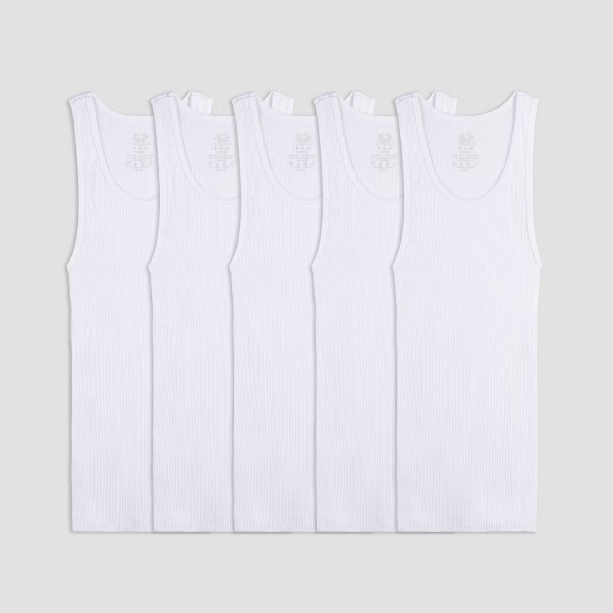 Fruit of the Loom Boys 5pk Tanks size Medium 10/12