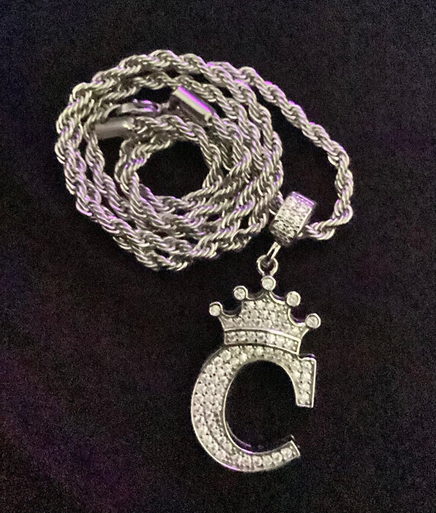 Initial Necklace & Charm Set