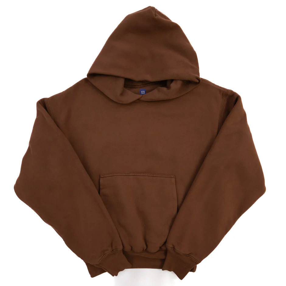 Yeezy Gap Double Layer Brown Hoodie sz small