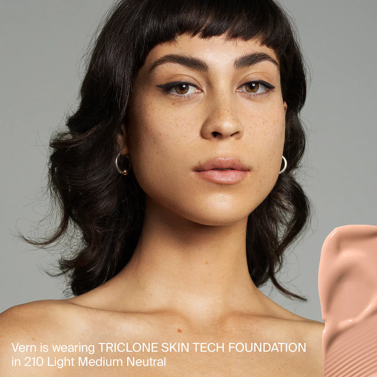 Triclone Skin Tech Foundation by Haus Labs by Lady Gaga 30 ml/ 1 fl oz shade: 210 light medium neutral