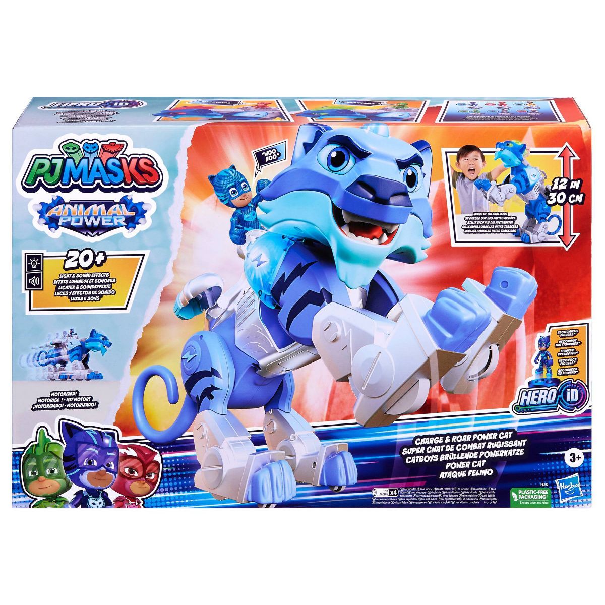 PJ Masks Animal Power Charge and Roar Power Cat with Catboy figure