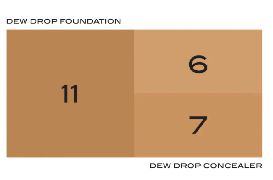 Surratt Dew Drop Foundation color: #11 Caramel/Golden Ochre