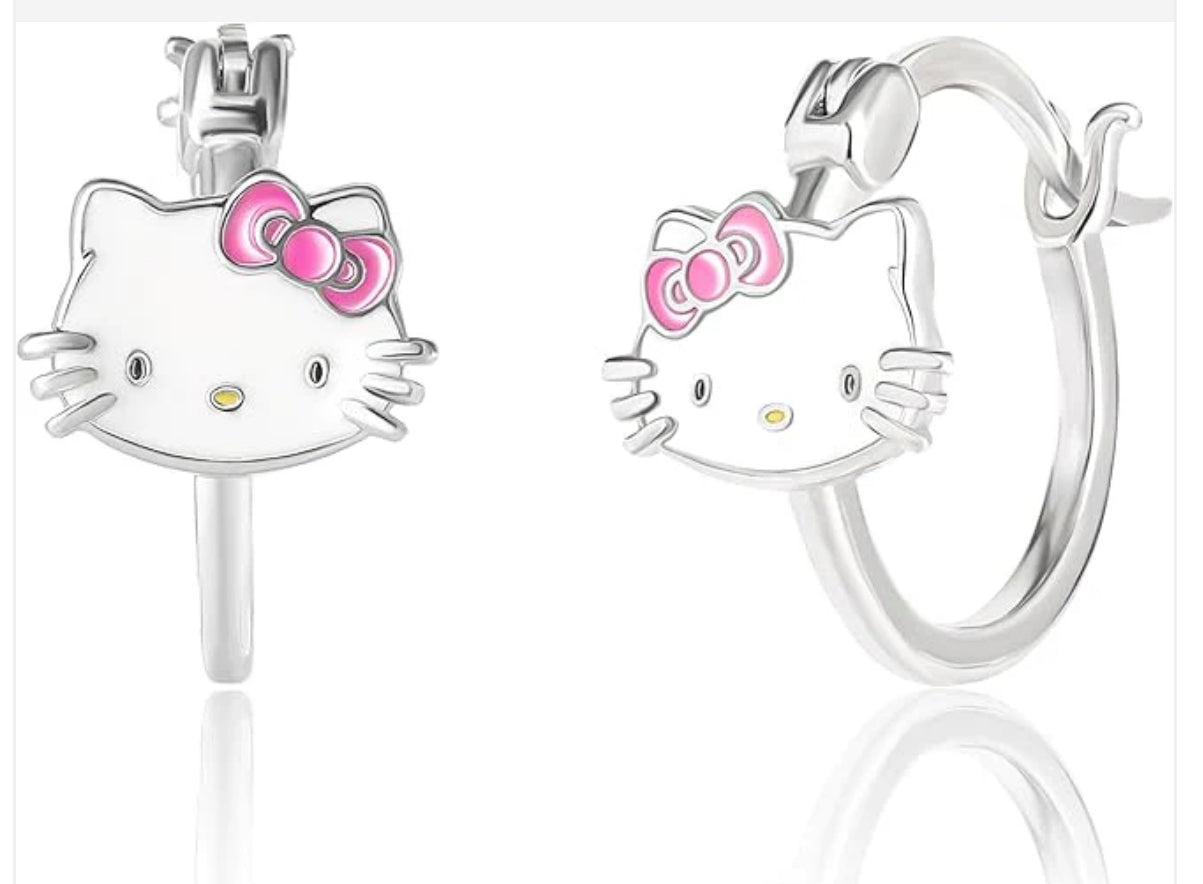 Hello Kitty girls earrings