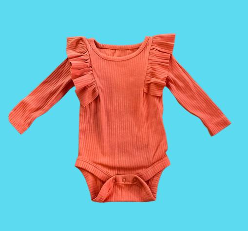 Cat & Jack Ruffled onesie bodysuit Long sleeve