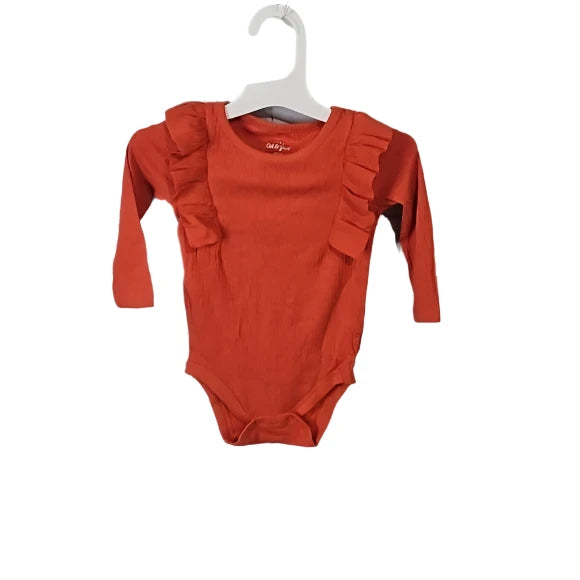 Cat & Jack Ruffled onesie bodysuit Long sleeve